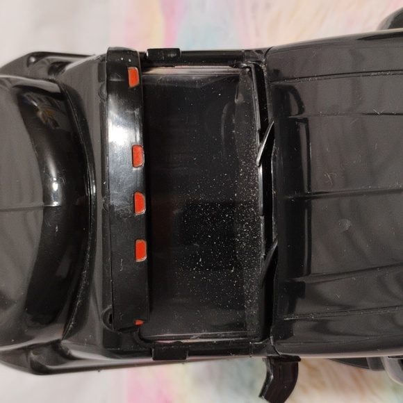 Peterbilt New Ray Truck Trailer W Chrome Rims & Logo Legendary Black - Picture 5 of 15